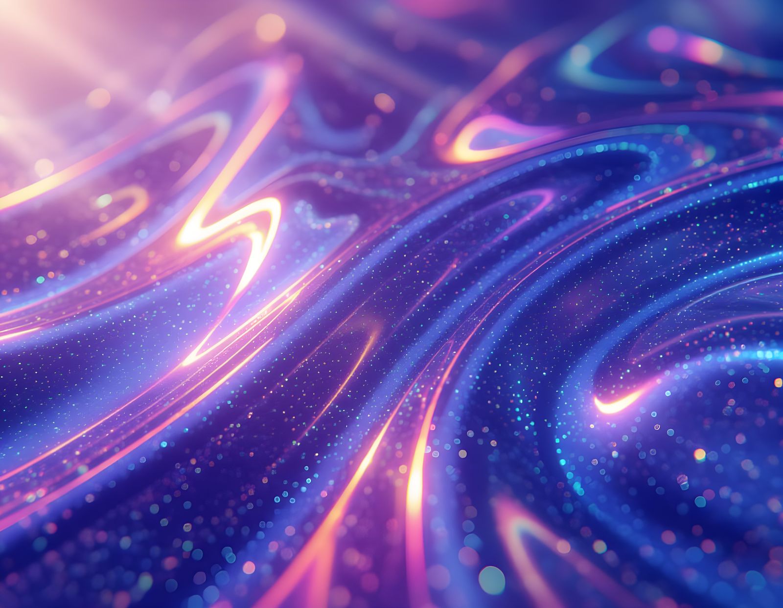 Vibrant Holographic Background with Rainbow Shimmer