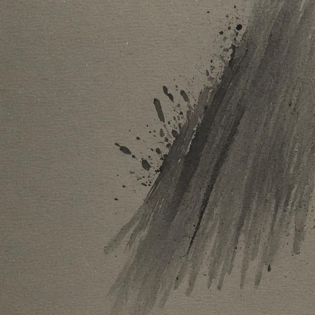 Minimalist Inkwash Brush Stroke