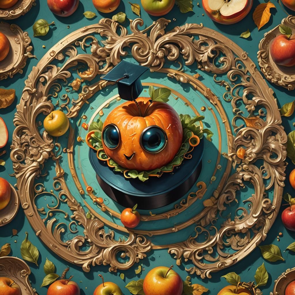 Baroque Worm Concept Art in 8K Resolution