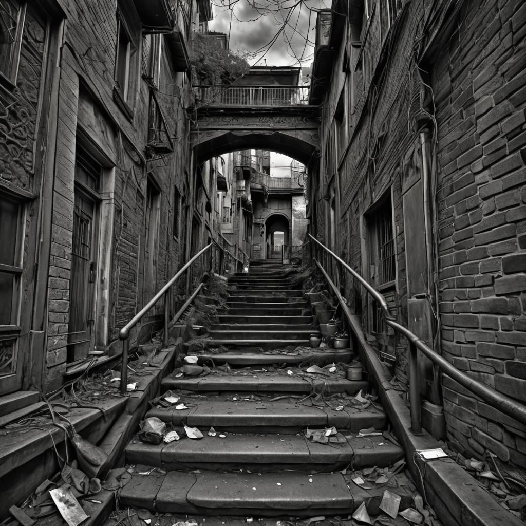 Heart Sinking into Darkness: A Moody, Cinematic Image