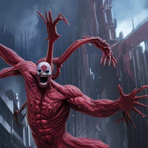 Cinematic Carnage Digital Matte Painting