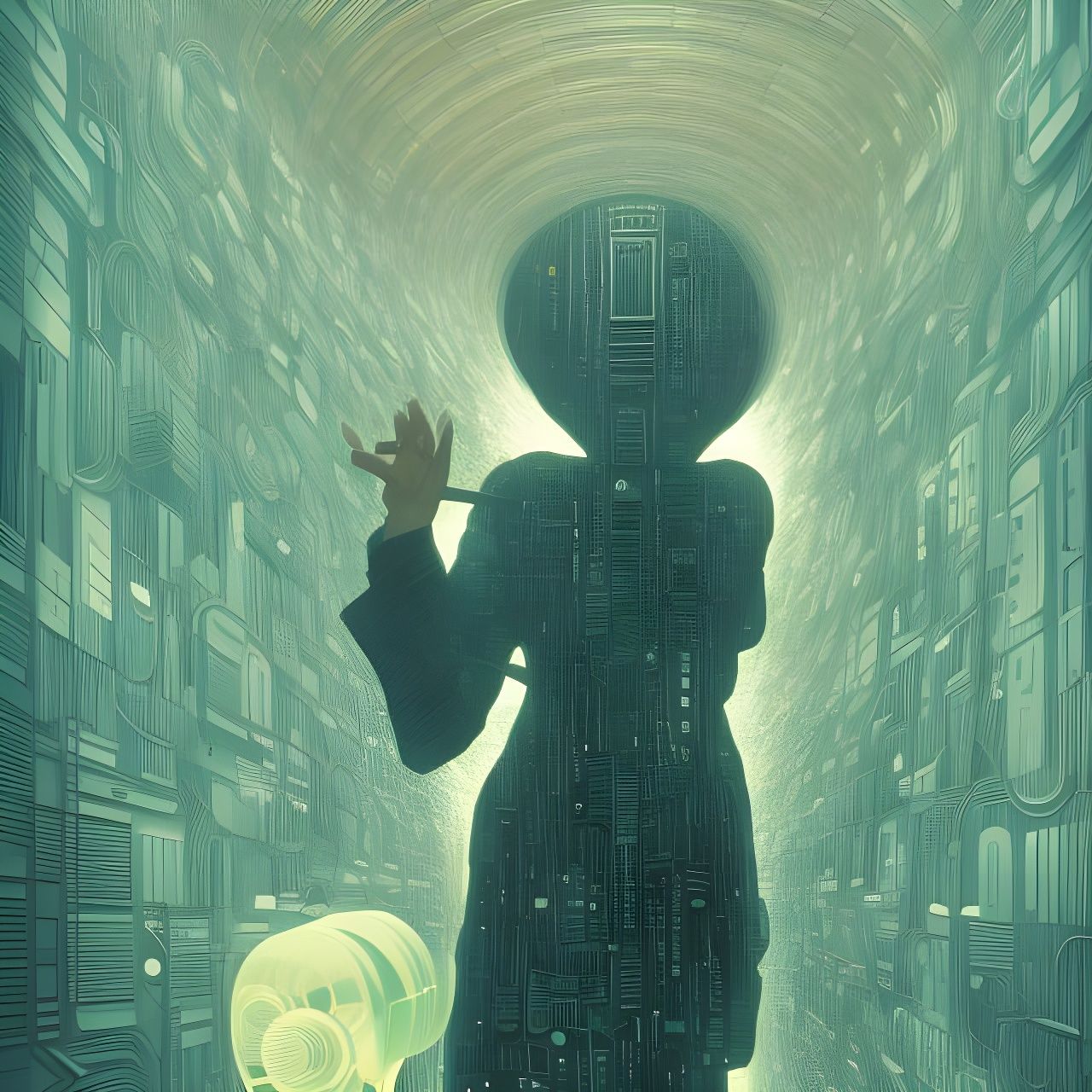 The Matrix by Victo Ngai: Hyperrealistic Sci-Fi Art