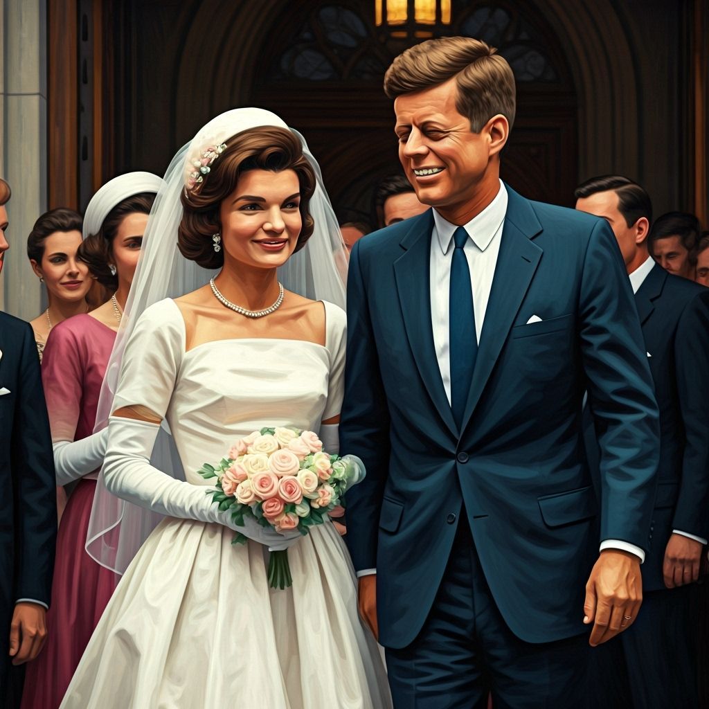 JFK and Jacqueline Kennedy Wedding in Newport, Rhode Island