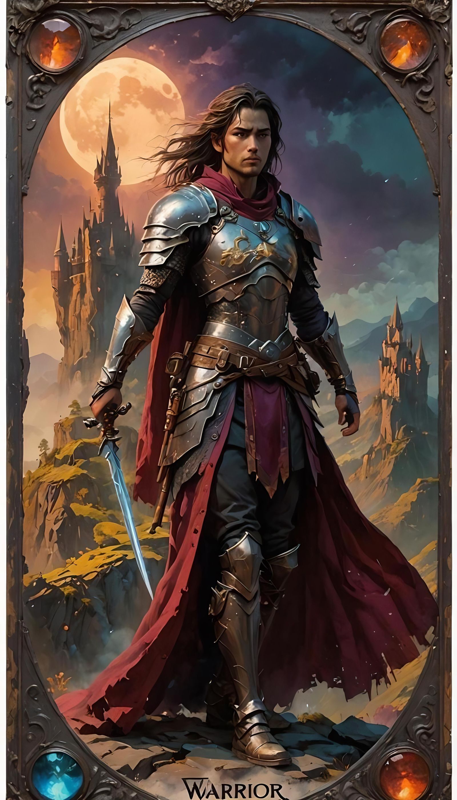 The Warrior Tarot Card ...