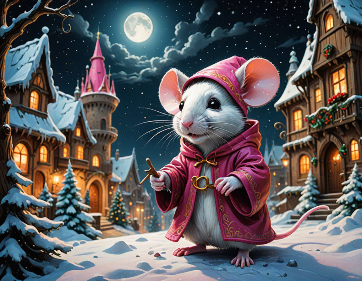 Majestic Christmas Fantasy Portrait