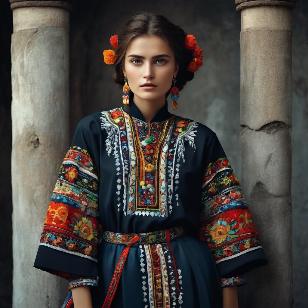 Macedonian Woman Blends Tradition With Modern Fashion
