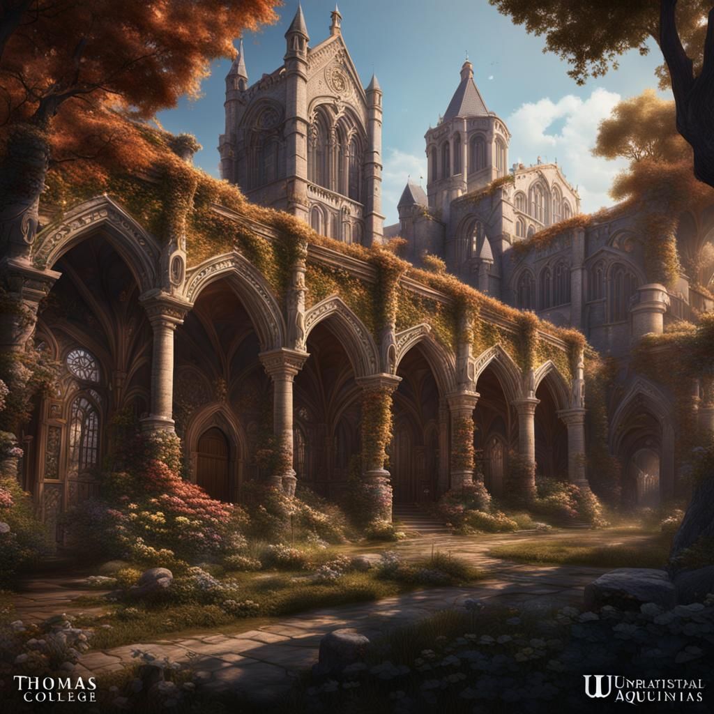 Thomas Aquinas College: Detailed Matte Painting