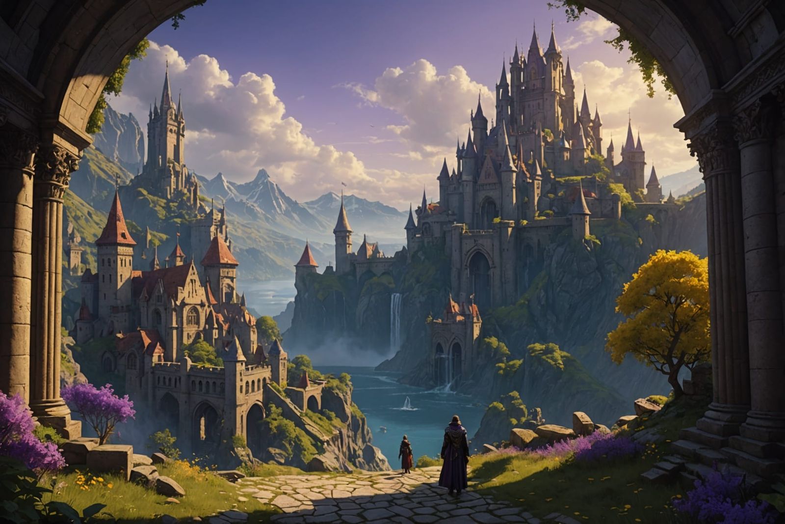 Dark Fantasy Kingdom on the Edge of Reality