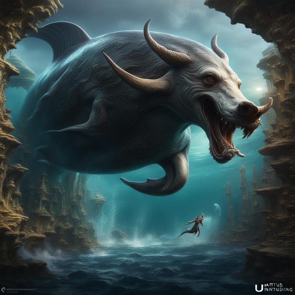 Cetus Monster Fantasy Concept Art