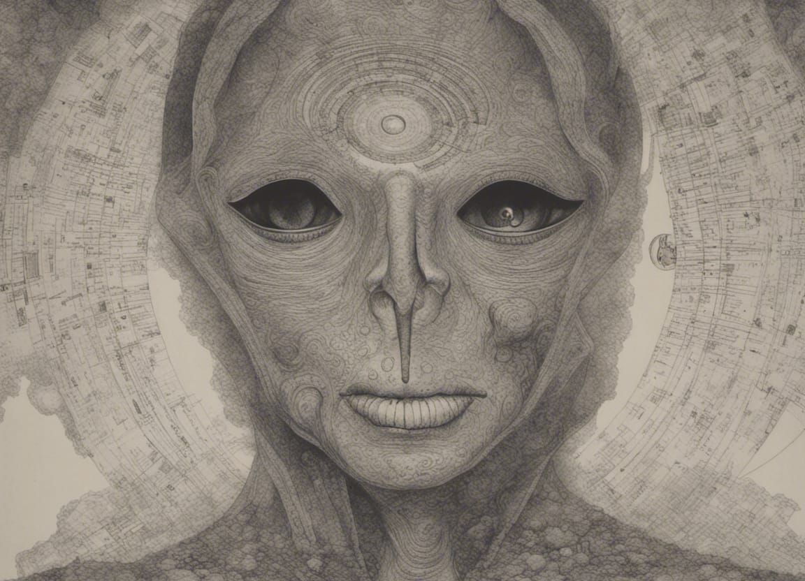 Law of One: Holographic Astral Cosmic Illustration