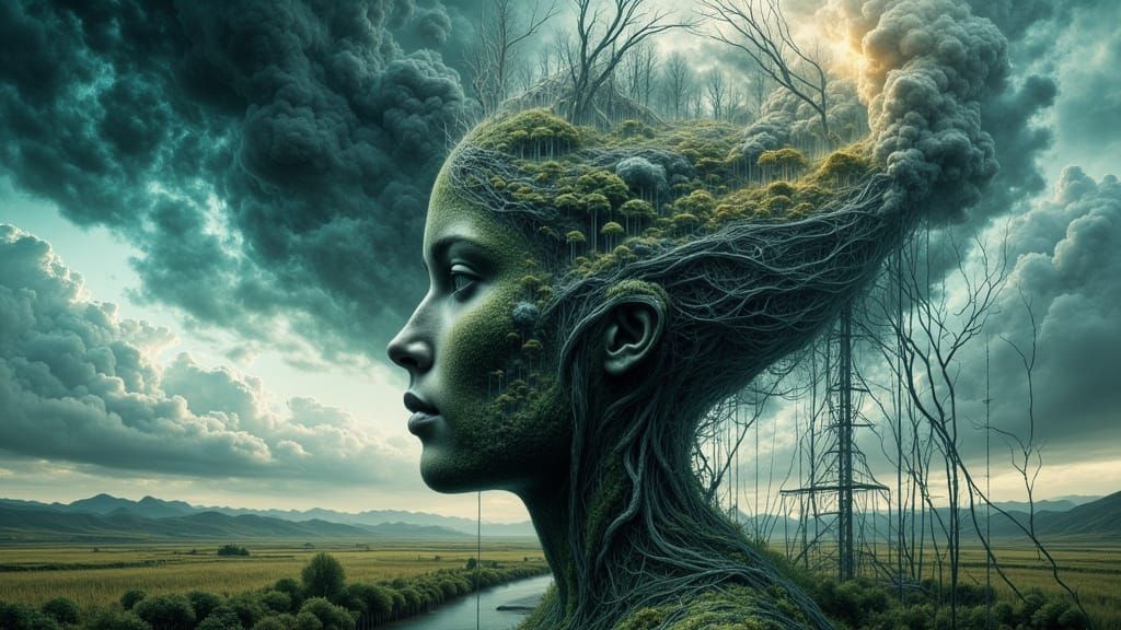 Ethereal Dream-Collector in Abstract Reality