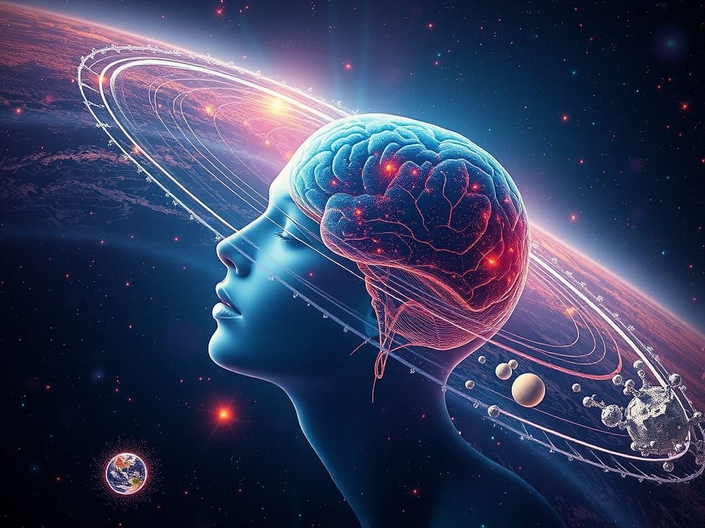 Hyperdetailed 3D Rendering of Cosmic Orbit