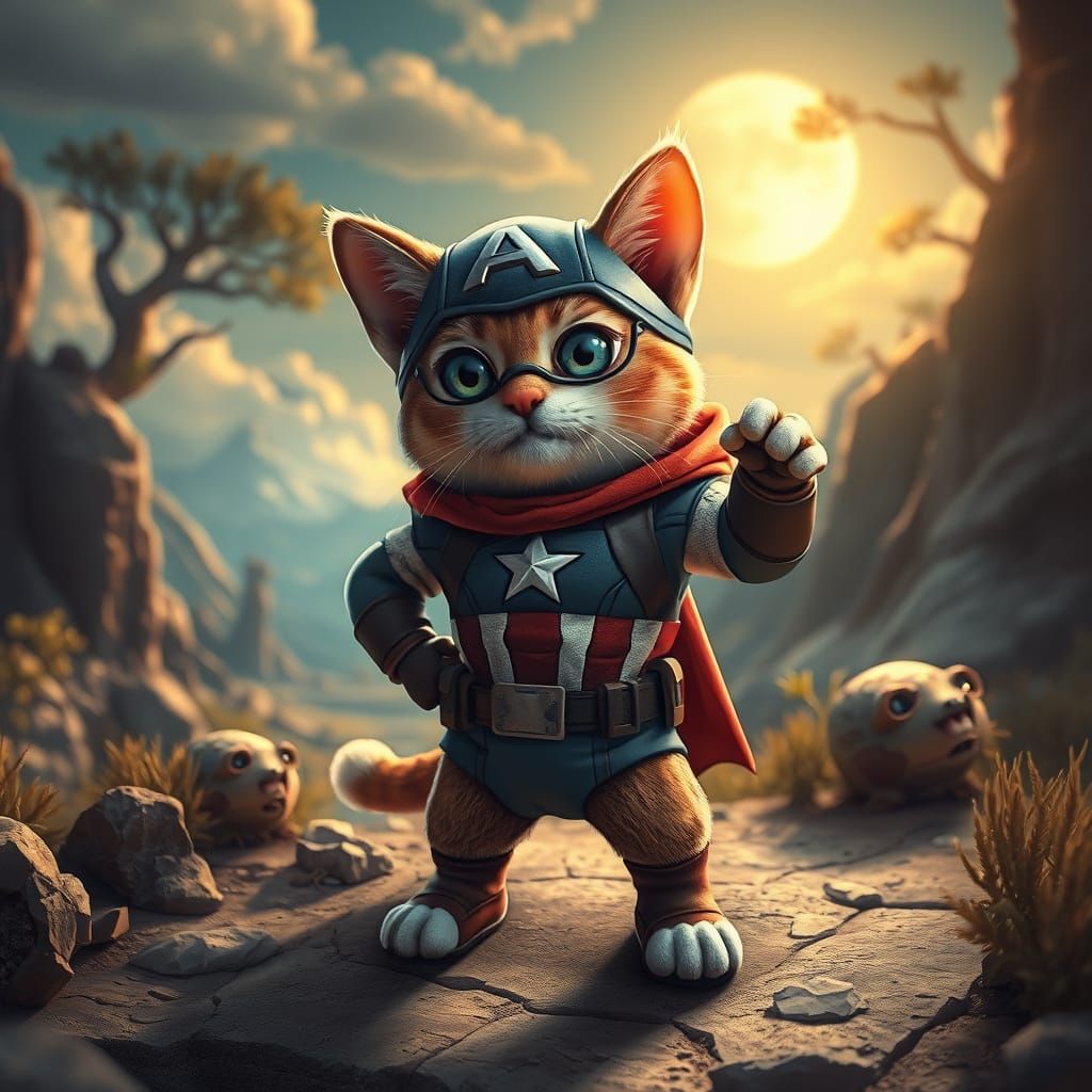 Heroic Whimsy in Golden Light