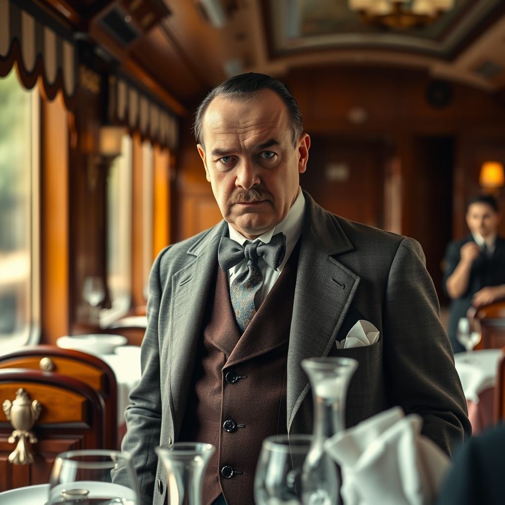 Belgian Detective Hercule Poirot Investigates the Orient Exp...