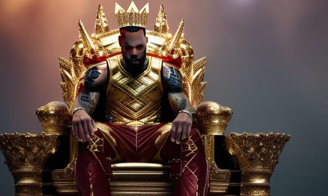 King James And His Crown Ruling Over The NBA