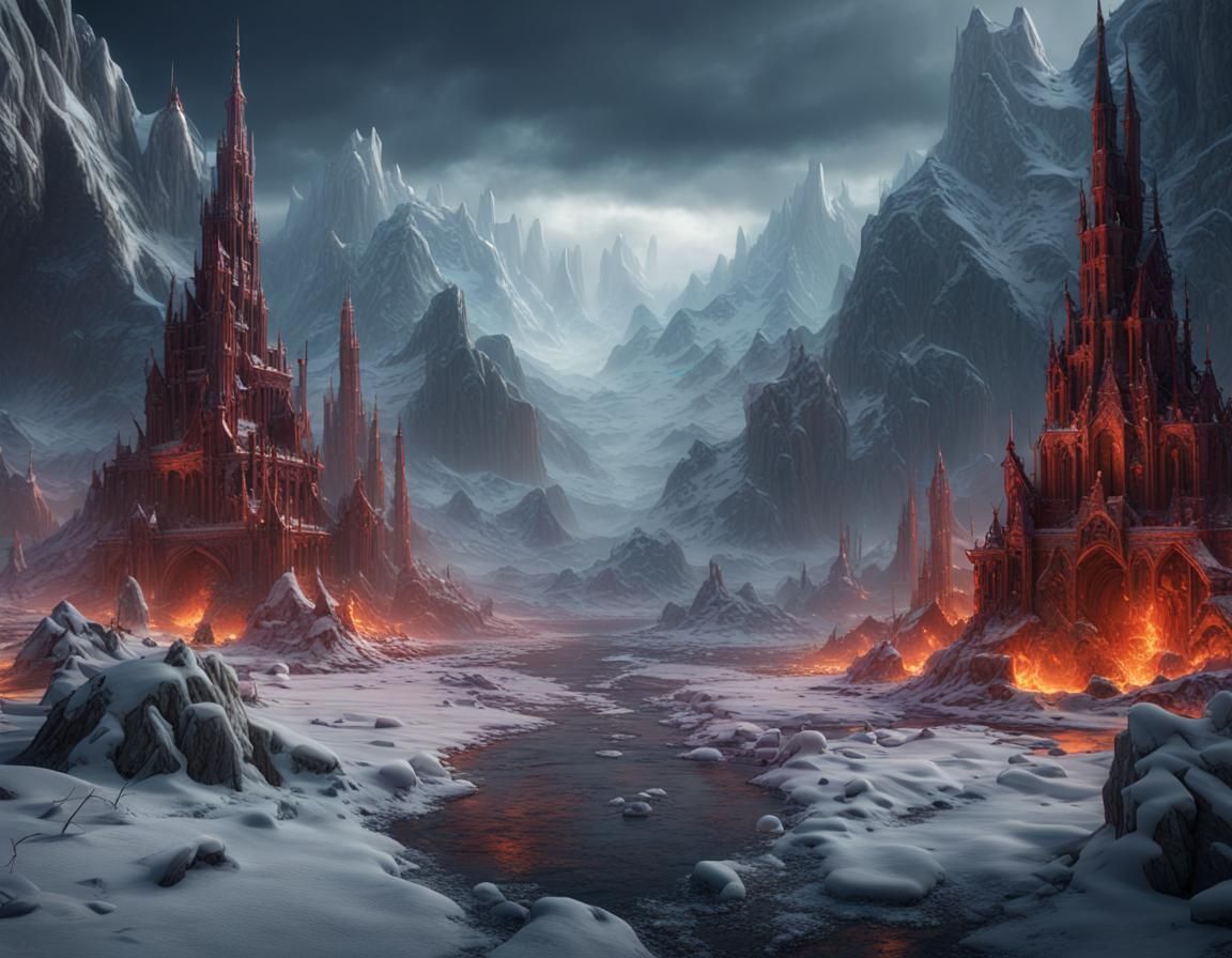 Winter in Hell: A Fantastical Dreamscape