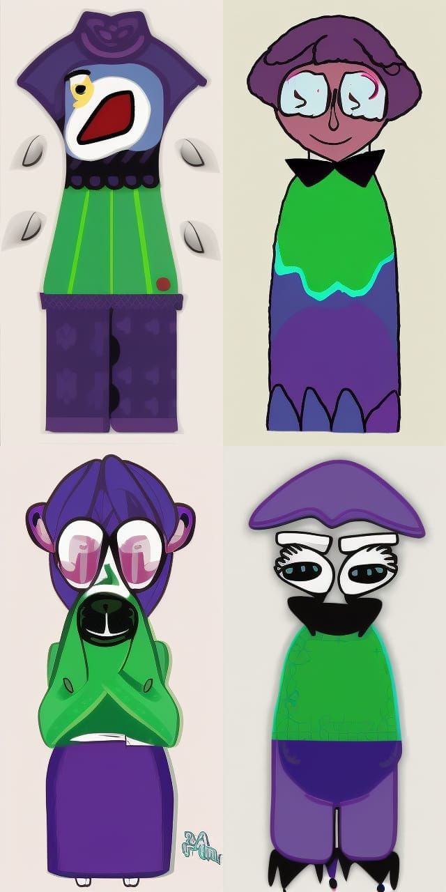 Friday Night Funkin' Dave and Bambi Characters