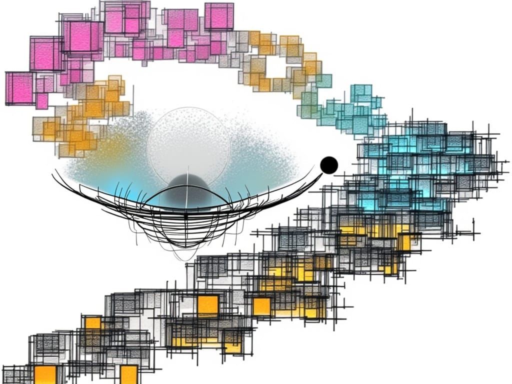 Minimalist Lunar Cycle Poster Art with Geometric Elements