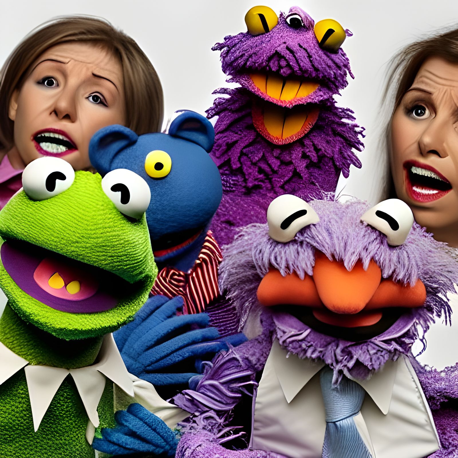 Hyperdetailed Muppet Family Argument