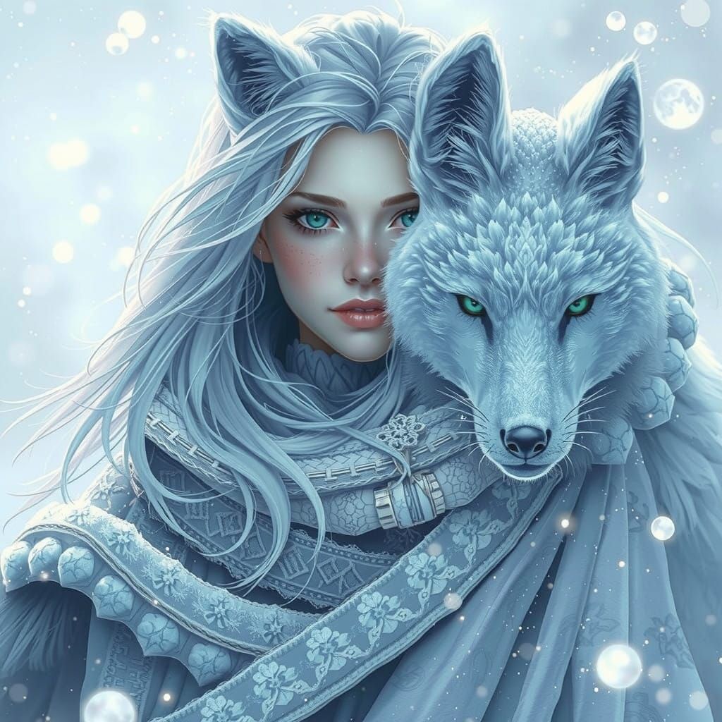 Winter Goddess of Serene Beauty and Fierce Power