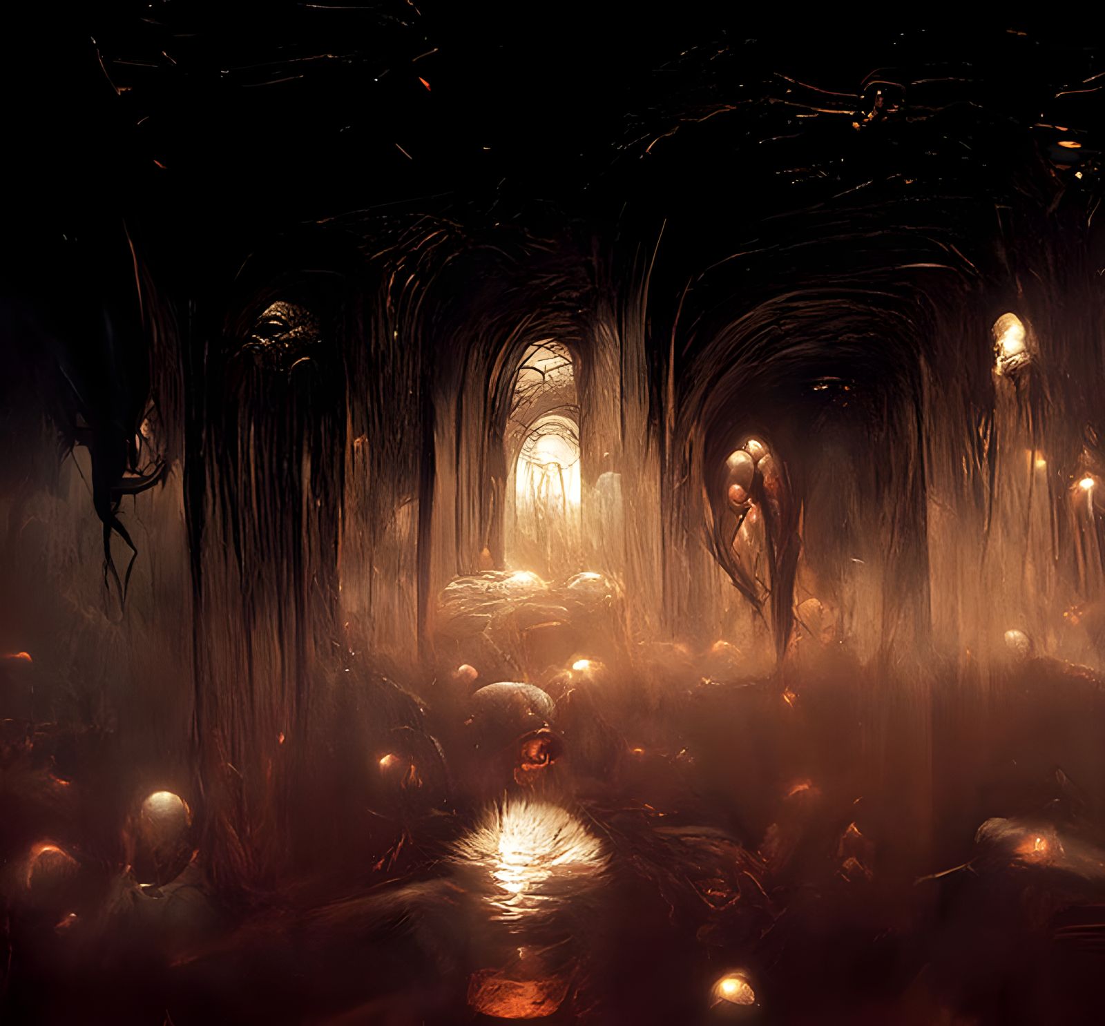 Infernal Swamp: A Hyperdetailed Digital Matte Painting