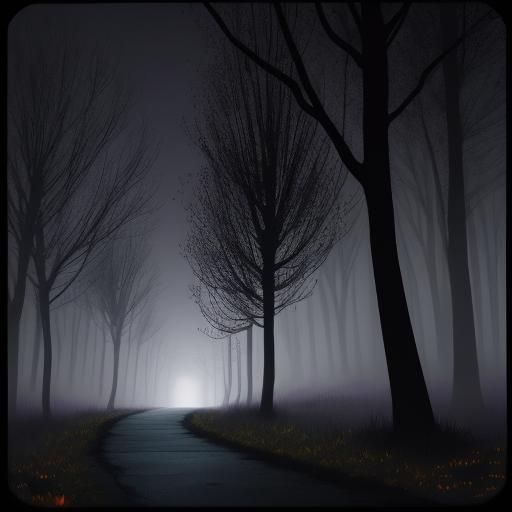 Spooky Halloween Jack-o'-Lantern Film Noir Scene