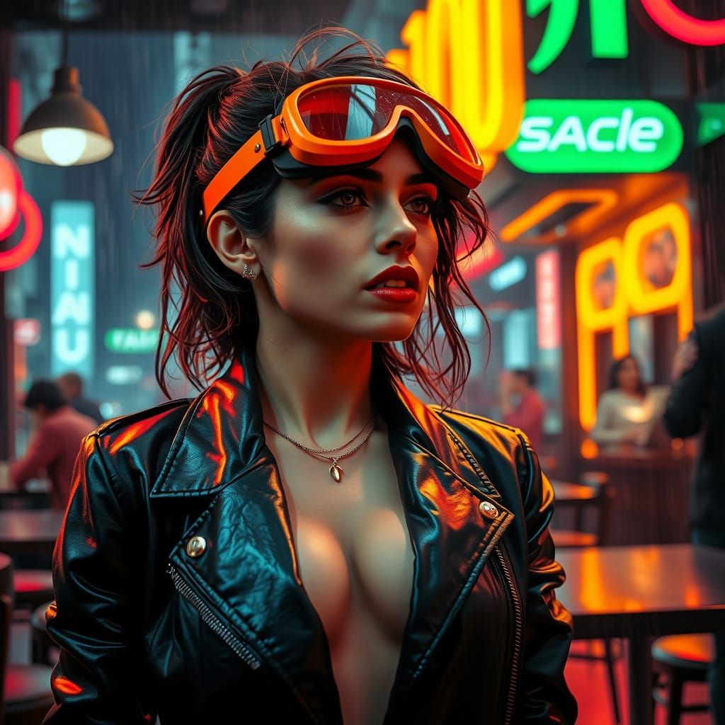 Neon street