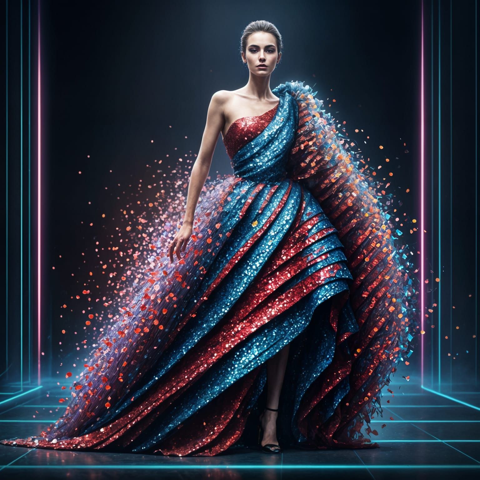 Ethereal Avant-Garde Fashion in Motion