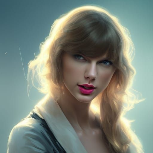 Taylor Swift Portrait in Artgerm Style