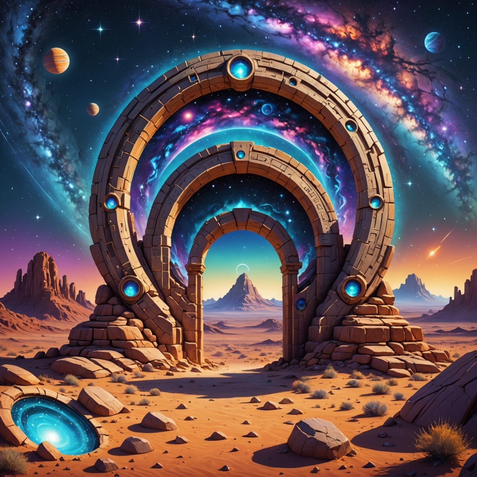 Cosmic Portal to Another World