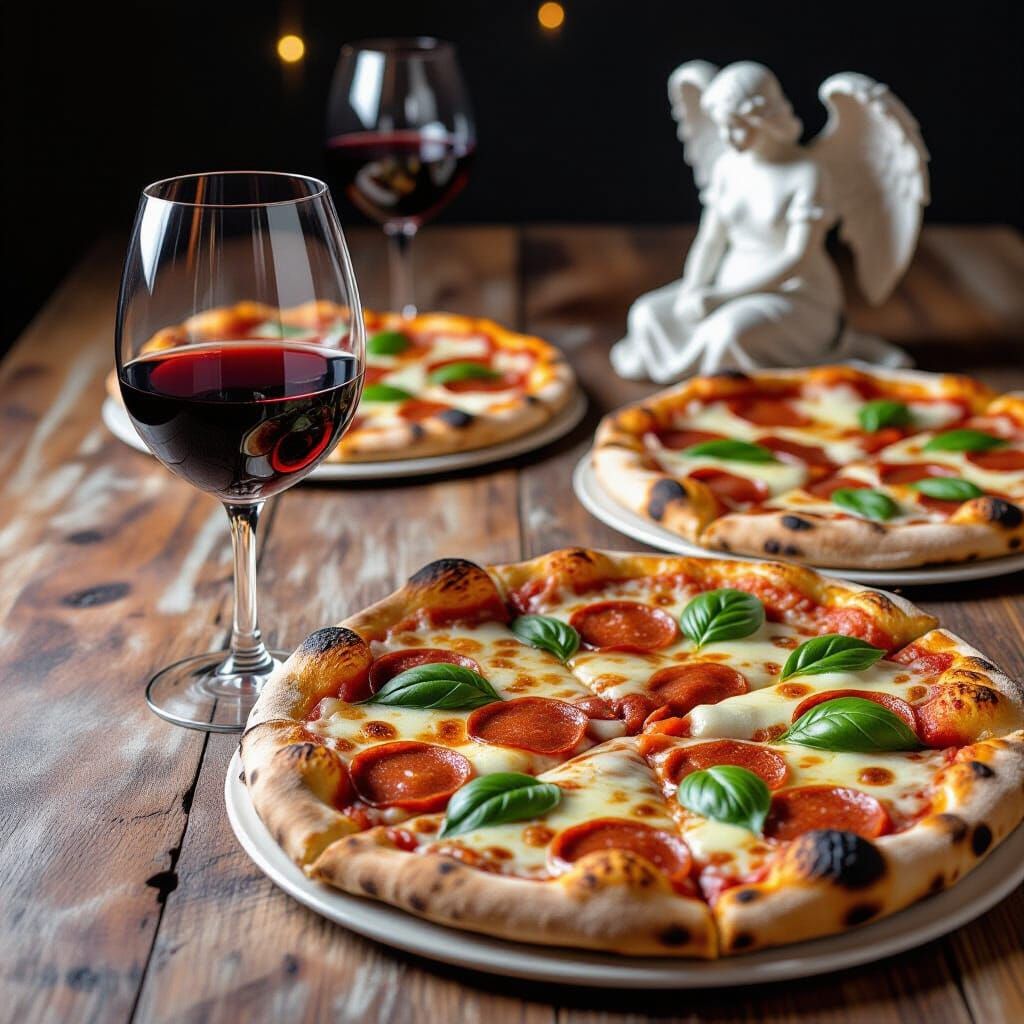 simple mystery pizzas for dramatic visual interest across the floor near the angel a sense that you are trapped in glass...