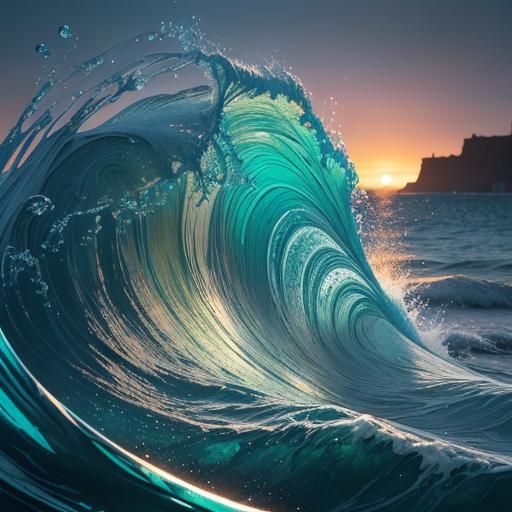 Wave Lovers in Urban Fantasy Splash Art