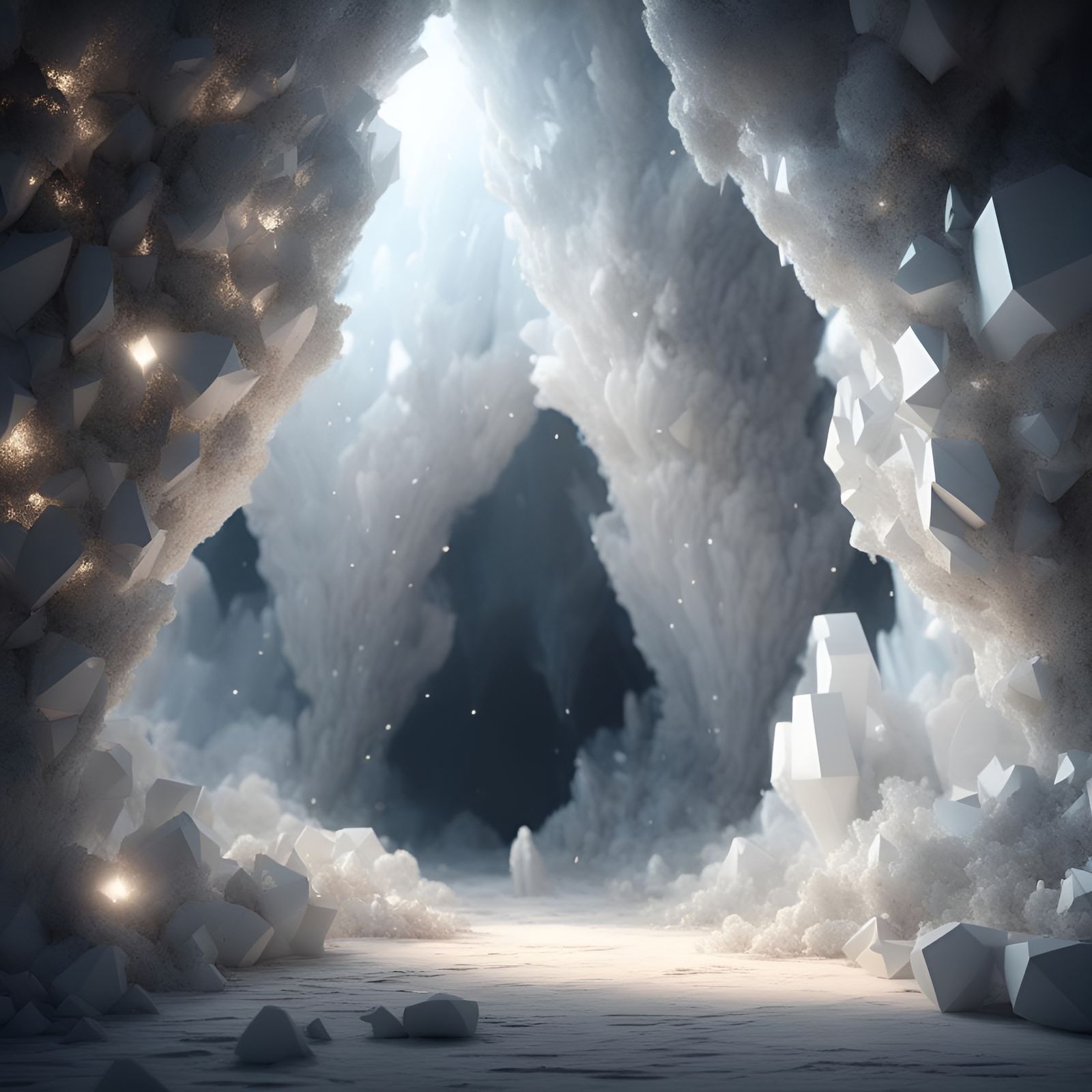 Diamond Cave: Epic Cinematic Digital Matte Painting