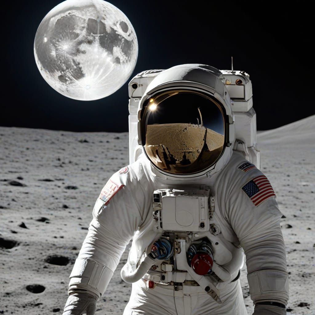 Astronaut on the Moon