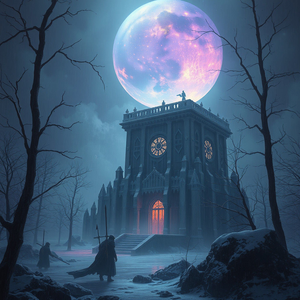 Dark Fantasy Winter Dreams: Hyperdetailed Concept Art