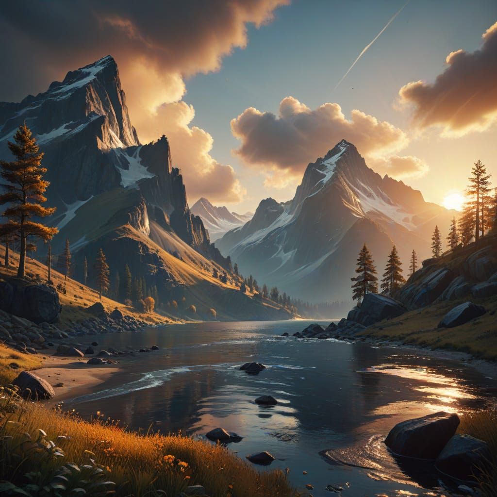 Breathtaking Landscapes: Mountains to Sea, Sunrise to Sunset...