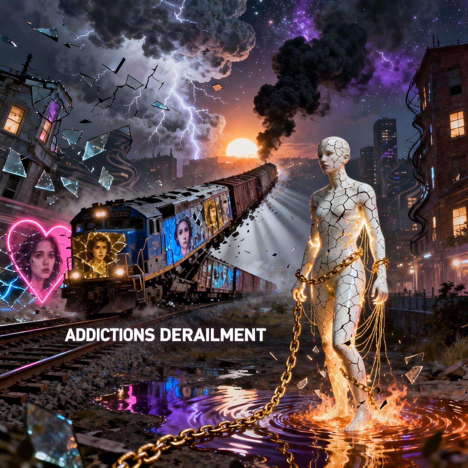 Surreal Trainwreck of Addiction and Healing