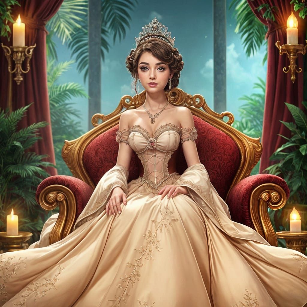 Regal Portrait of a Noble Woman