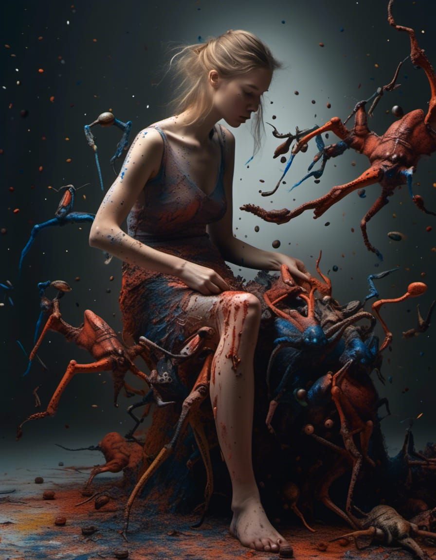 Surreal Portraits in a Bizarre Galaxy: Matte Painting