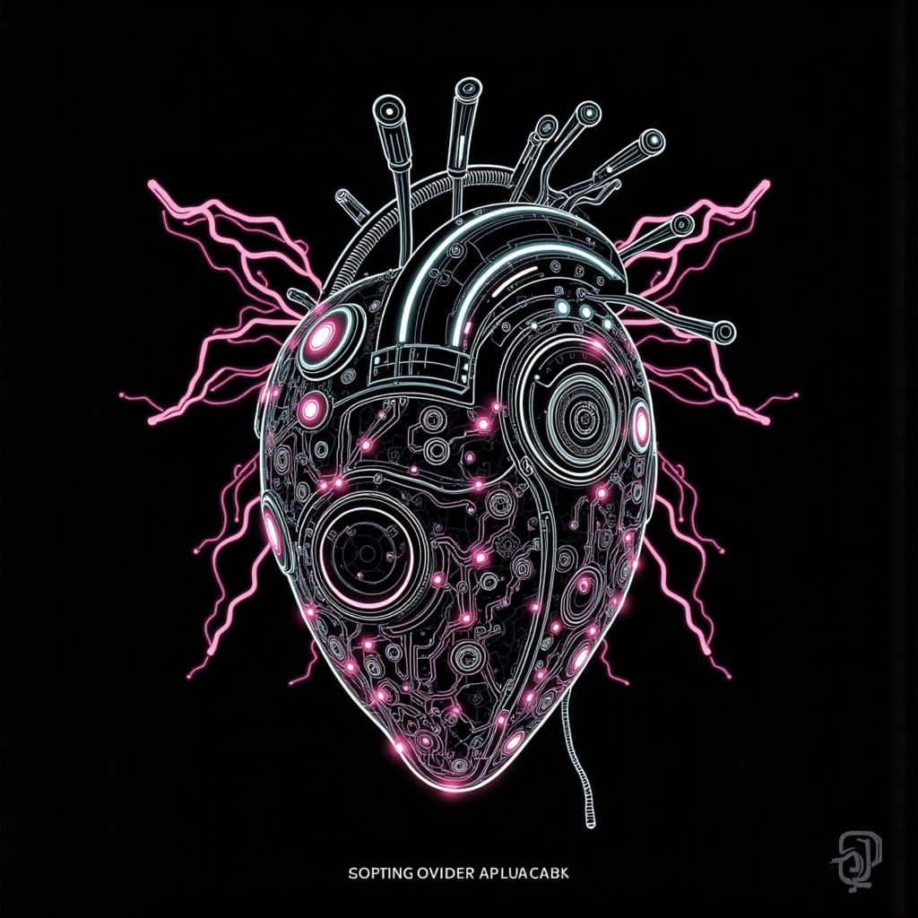 Heart Logo in Minimalist Design