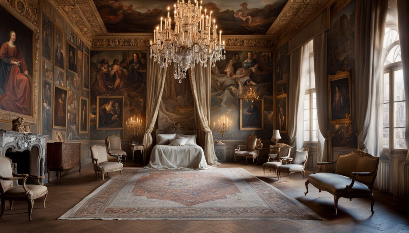 A 15th-Century Italian Boudoir Scene in Photorealistic Style