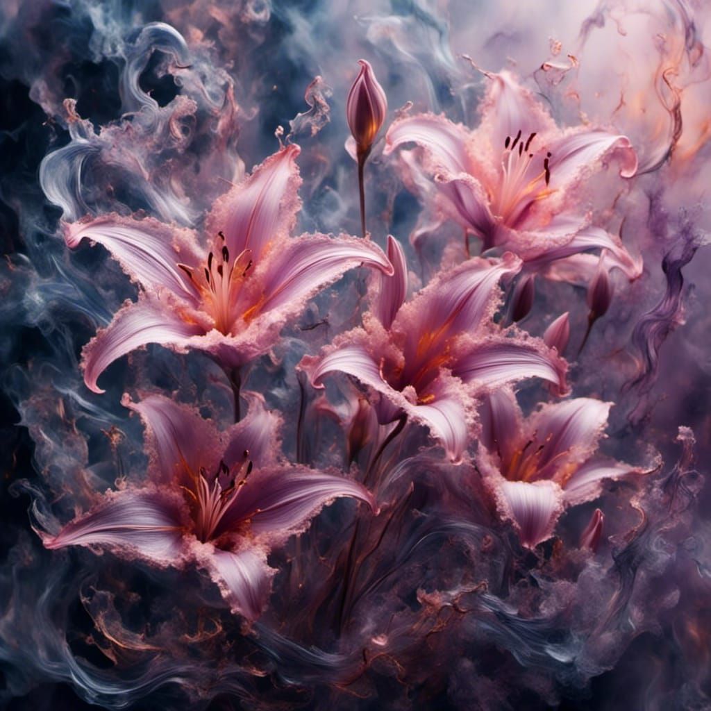 smokey flowers