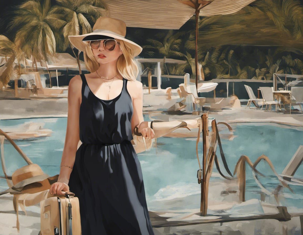 AI Generated Image of a Vacation