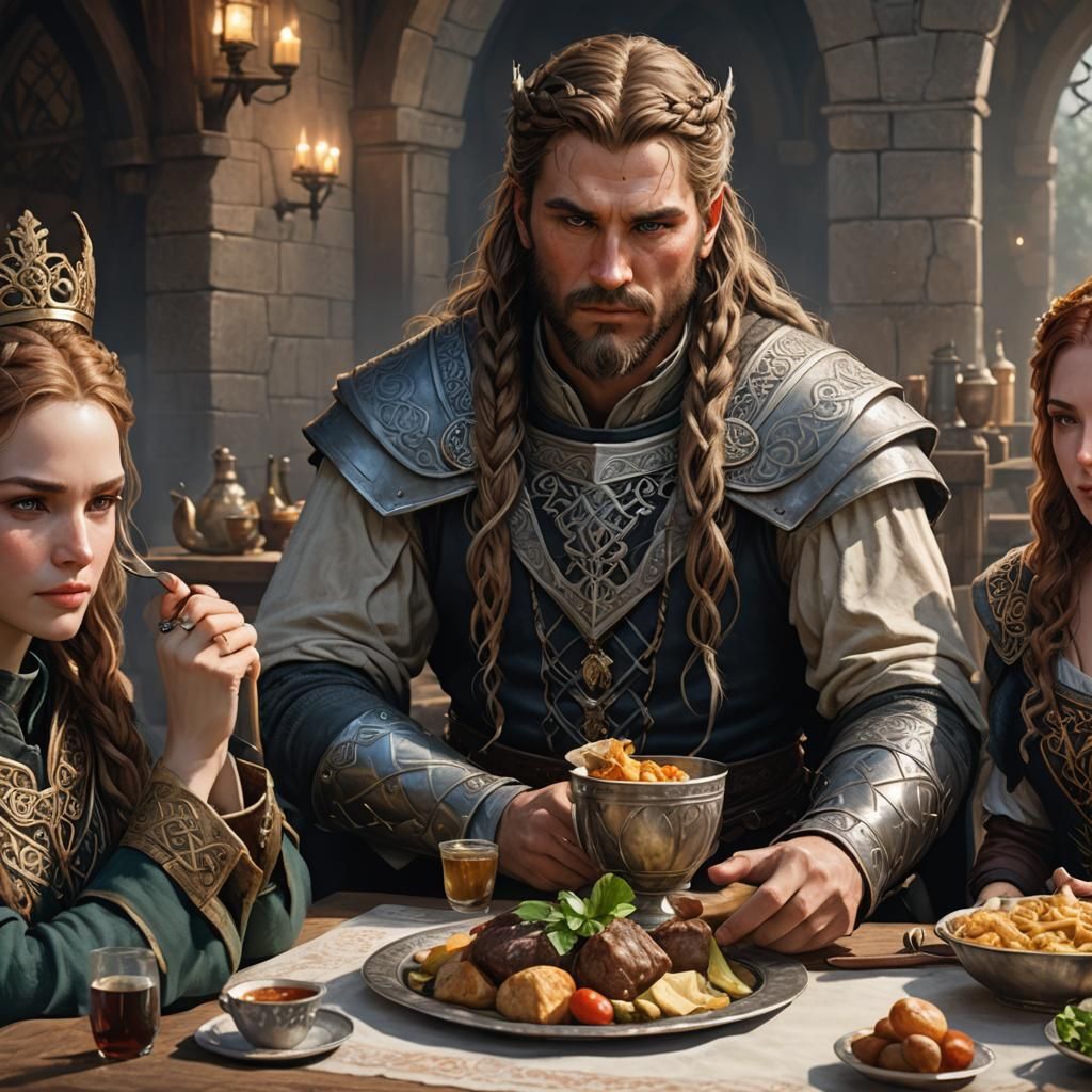 Medieval Feast: King, Druid, and Celtic Woman