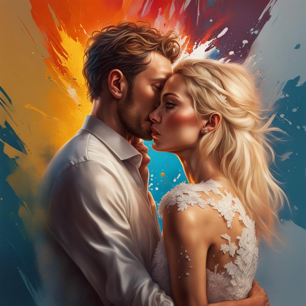 Hyperrealistic Marriage Proposal Splash Art