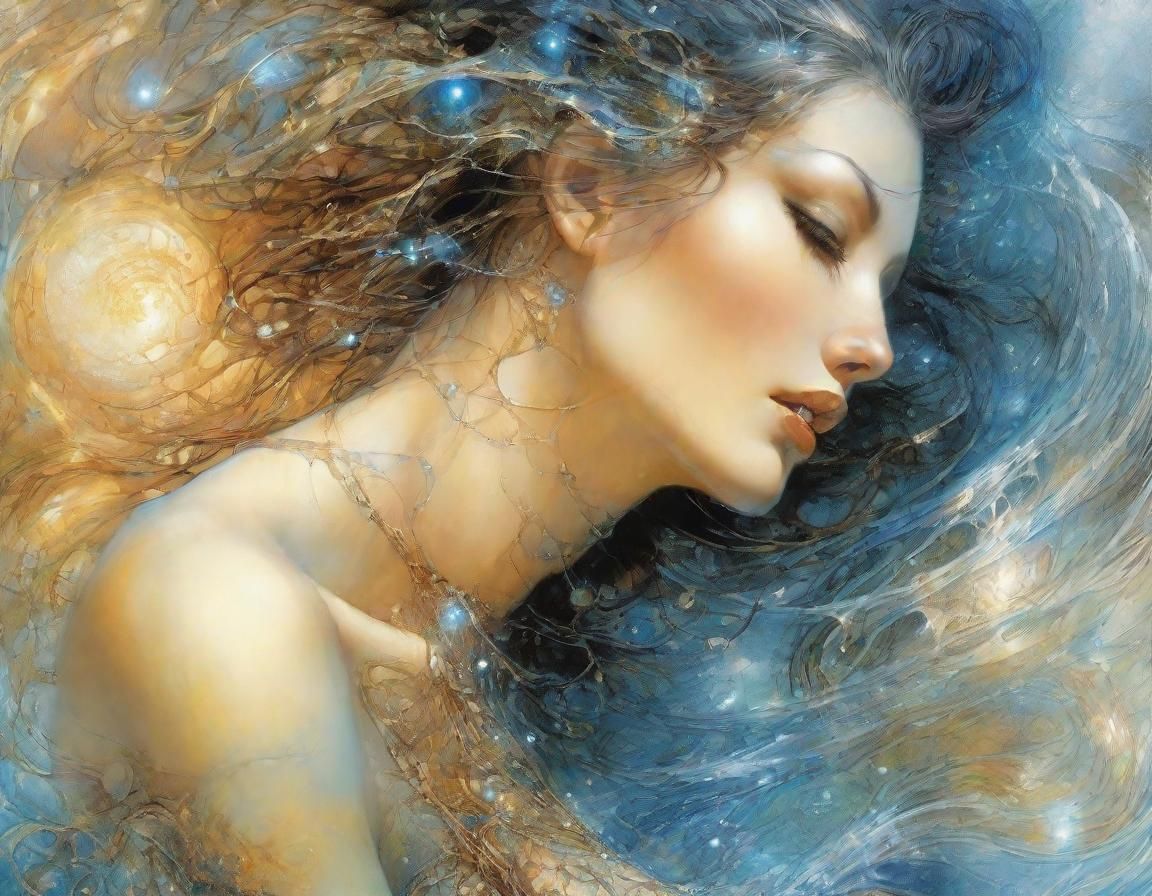 Allegory of Serendipity: A Visionary Watercolor Illustration