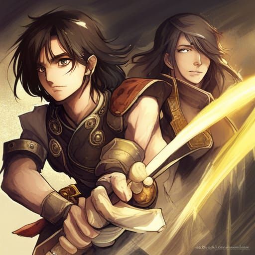 Prince of Persia in Anime Style