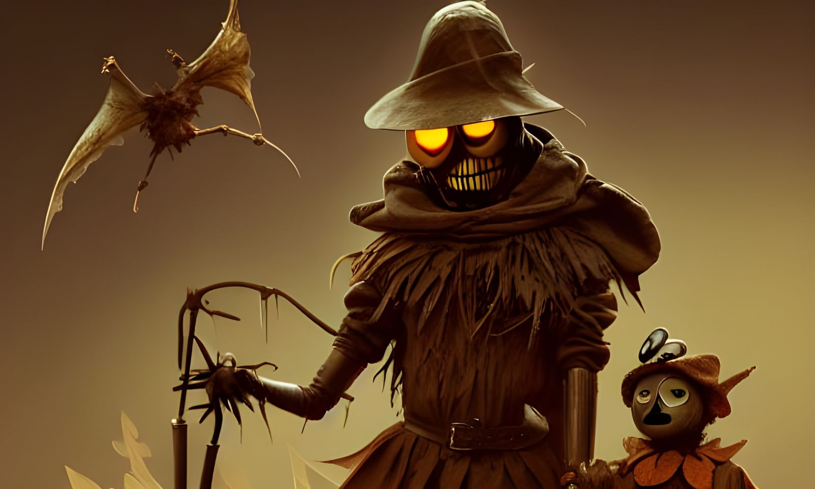 Scarecrow and strawkin