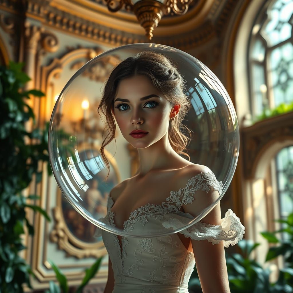Ethereal Beauty in Baroque Wonderland