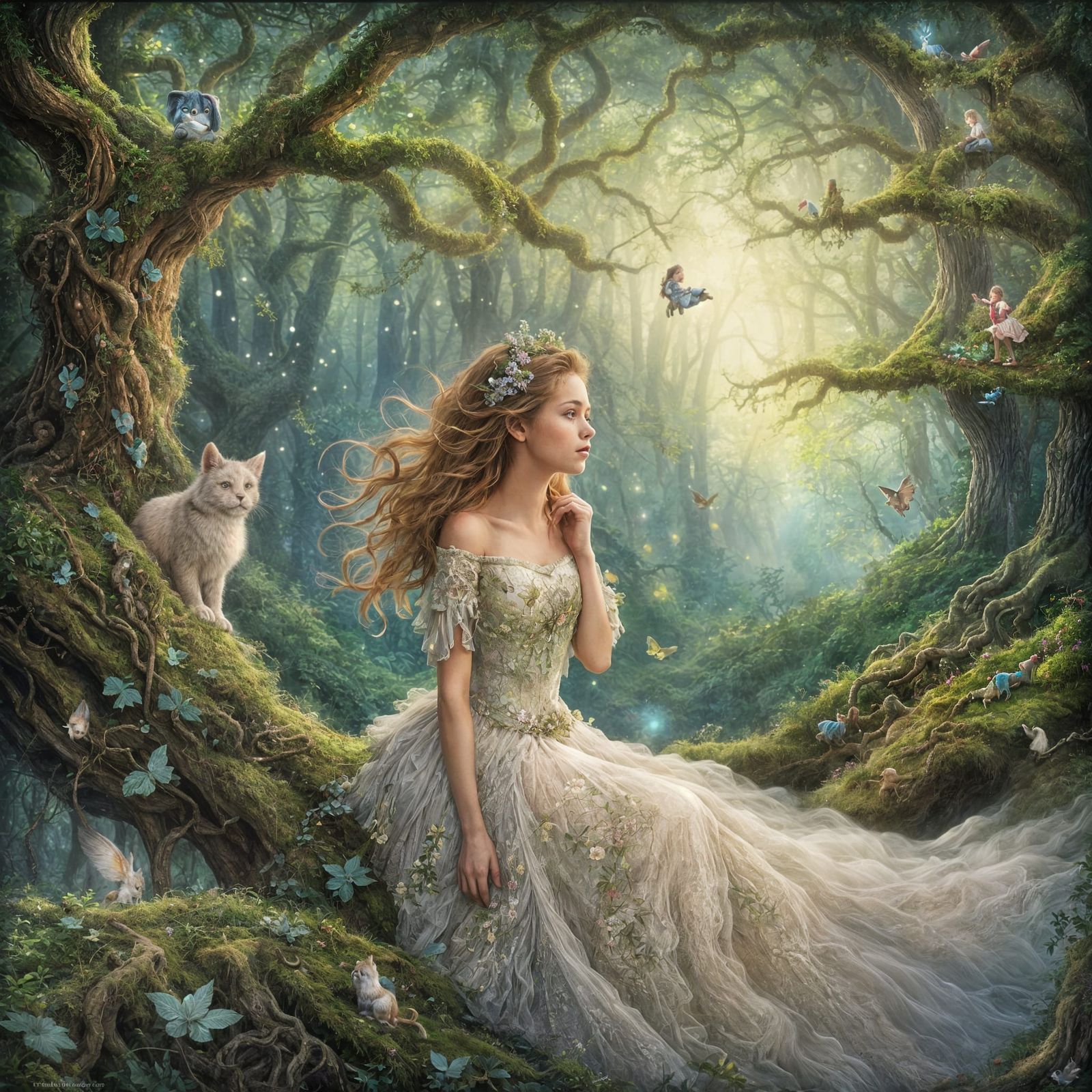 Dressed up and stood up.